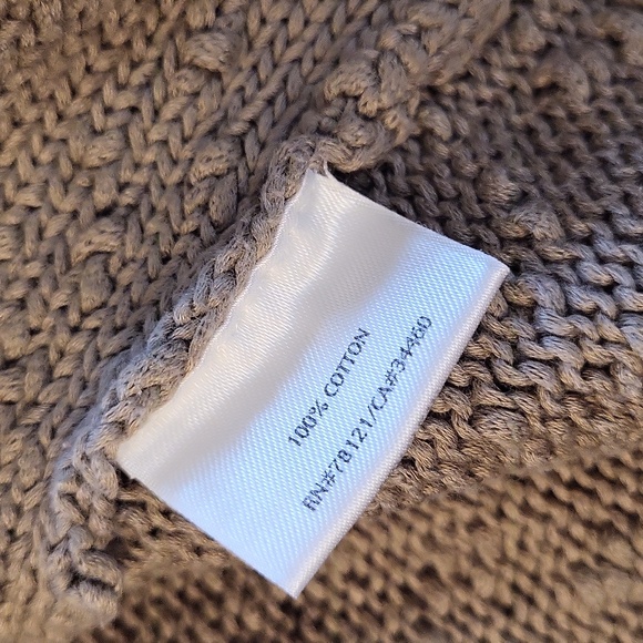 Eileen Fisher Cotton Open Front Cardigan - Picture 7 of 7